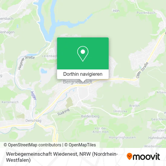 Werbegemeinschaft Wiedenest Karte