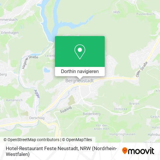 Hotel-Restaurant Feste Neustadt Karte