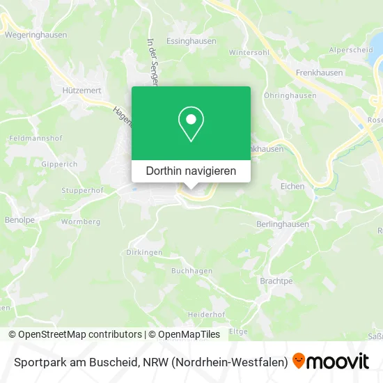 Sportpark am Buscheid Karte