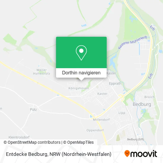 Entdecke Bedburg Karte