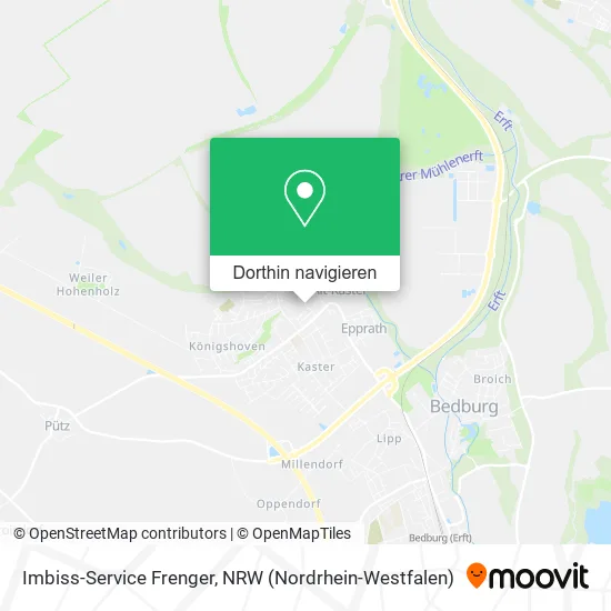 Imbiss-Service Frenger Karte