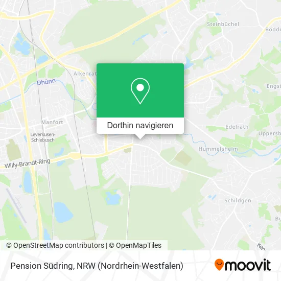 Pension Südring Karte