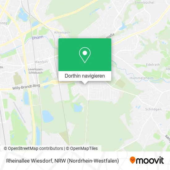 Rheinallee Wiesdorf Karte