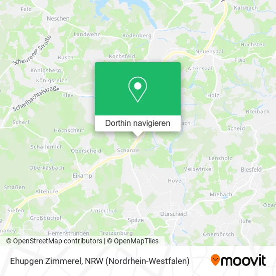 Ehupgen Zimmerel Karte