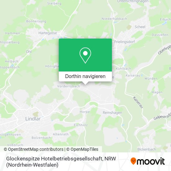 Glockenspitze Hotelbetriebsgesellschaft Karte