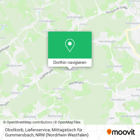 Obstkorb, Lieferservice, Mittagstisch für Gummersbach Karte