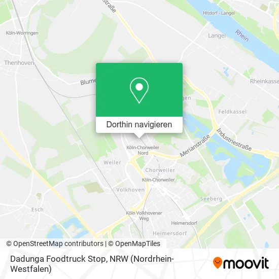 Dadunga Foodtruck Stop Karte