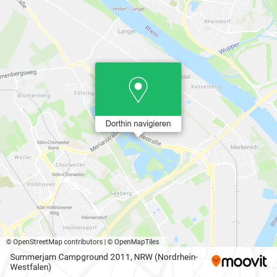 Summerjam Campground 2011 Karte