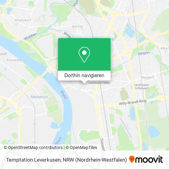 Temptation Leverkusen Karte