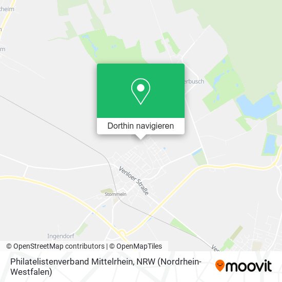 Philatelistenverband Mittelrhein Karte