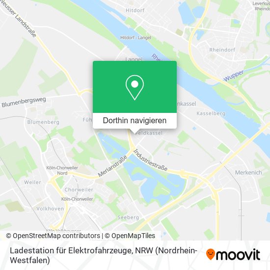Ladestation für Elektrofahrzeuge Karte