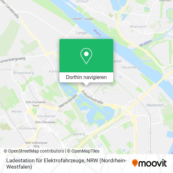 Ladestation für Elektrofahrzeuge Karte