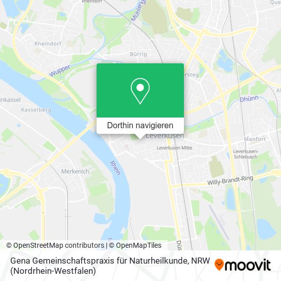Gena Gemeinschaftspraxis für Naturheilkunde Karte