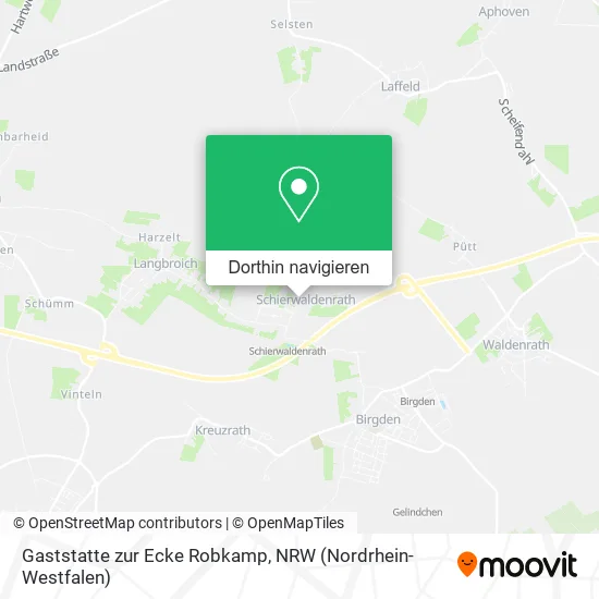 Gaststatte zur Ecke Robkamp Karte