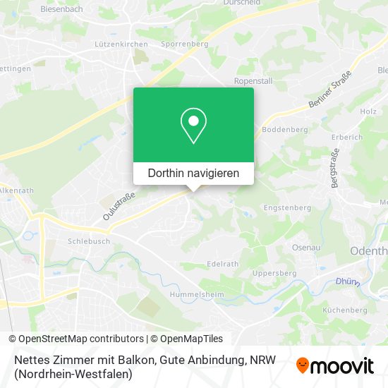 Nettes Zimmer mit Balkon, Gute Anbindung Karte