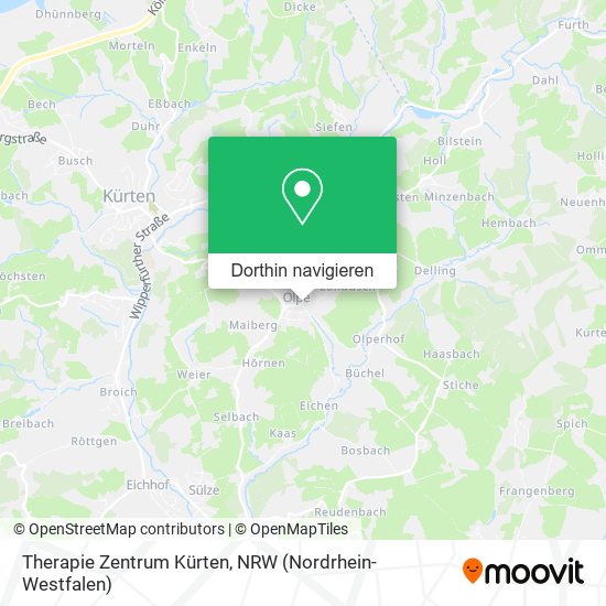 Therapie Zentrum Kürten Karte