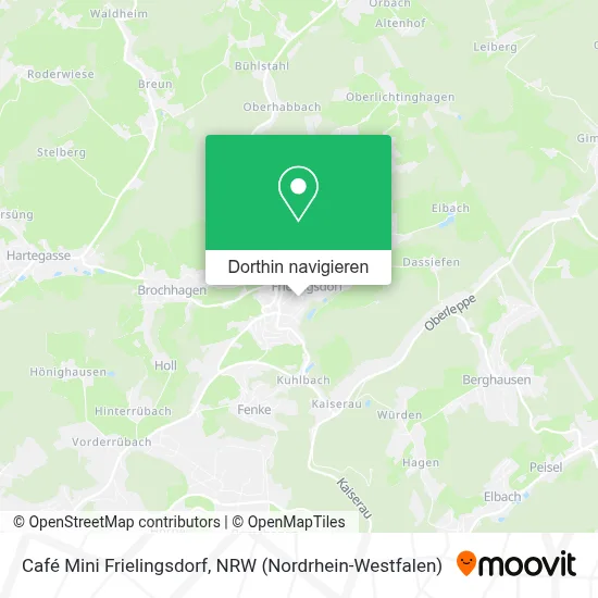 Café Mini Frielingsdorf Karte