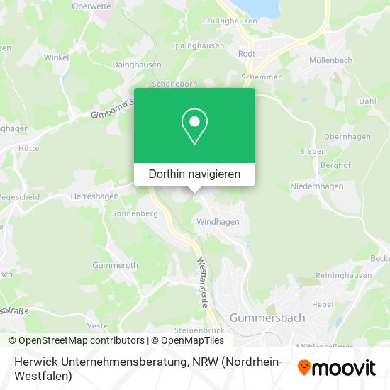 Herwick Unternehmensberatung Karte