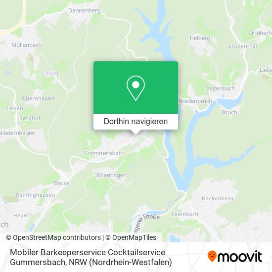 Mobiler Barkeeperservice Cocktailservice Gummersbach Karte