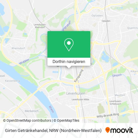 Girten Getränkehandel Karte