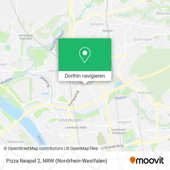 Pizza Neapel 2 Karte