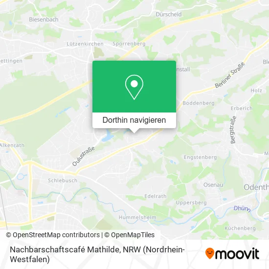 Nachbarschaftscafé Mathilde Karte