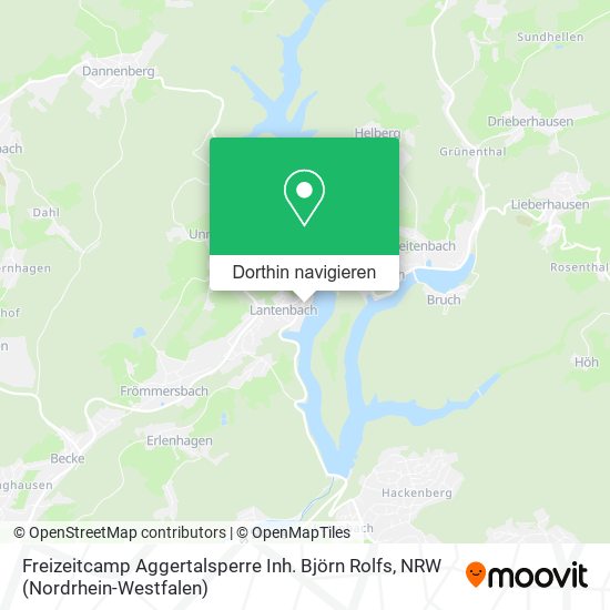 Freizeitcamp Aggertalsperre Inh. Björn Rolfs Karte