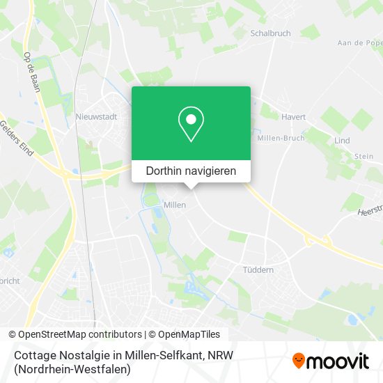 Cottage Nostalgie in Millen-Selfkant Karte