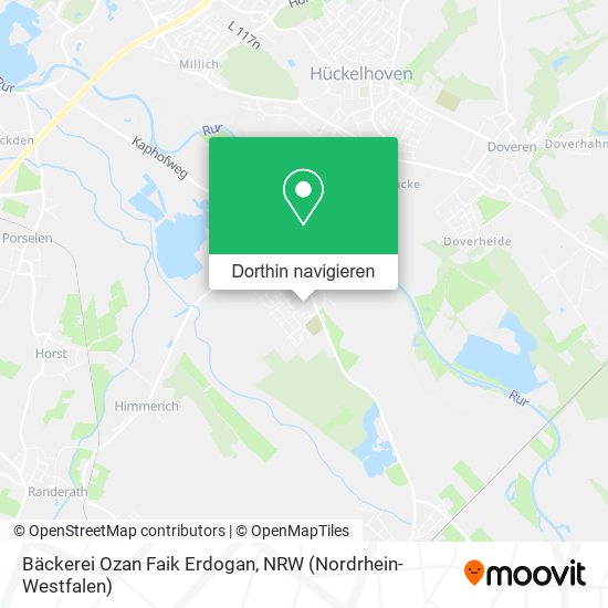 Bäckerei Ozan Faik Erdogan Karte