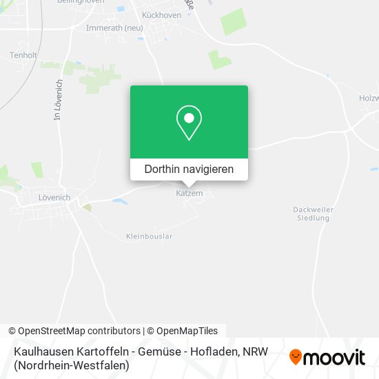Kaulhausen Kartoffeln - Gemüse - Hofladen Karte