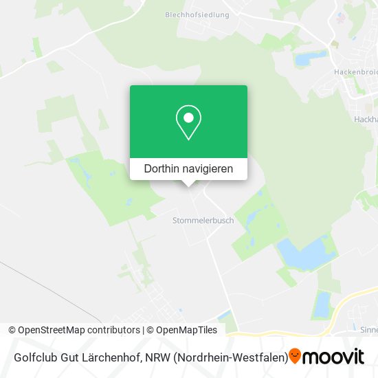 Golfclub Gut Lärchenhof Karte