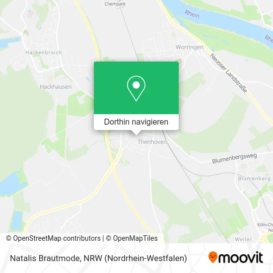 Natalis Brautmode Karte