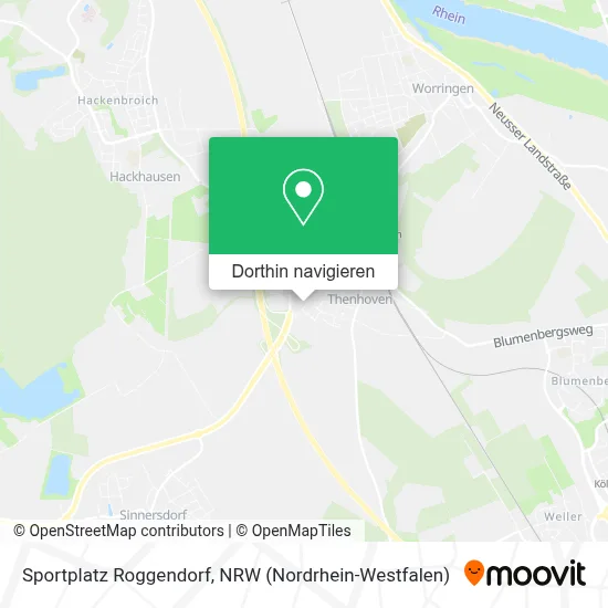 Sportplatz Roggendorf Karte