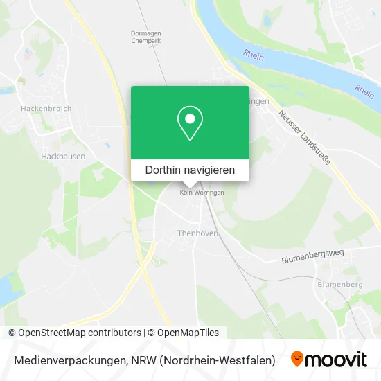 Medienverpackungen Karte