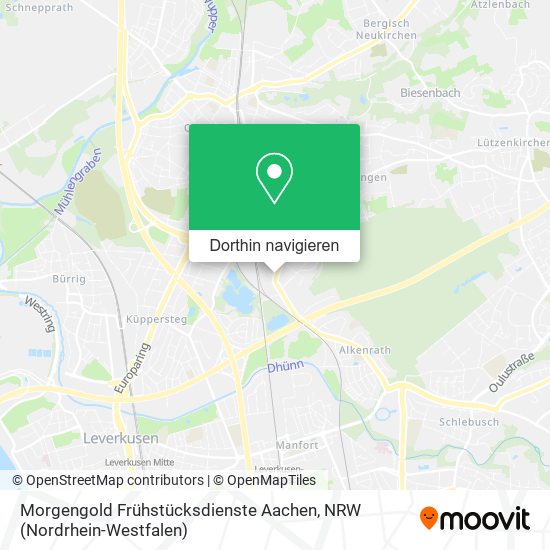 Morgengold Frühstücksdienste Aachen Karte