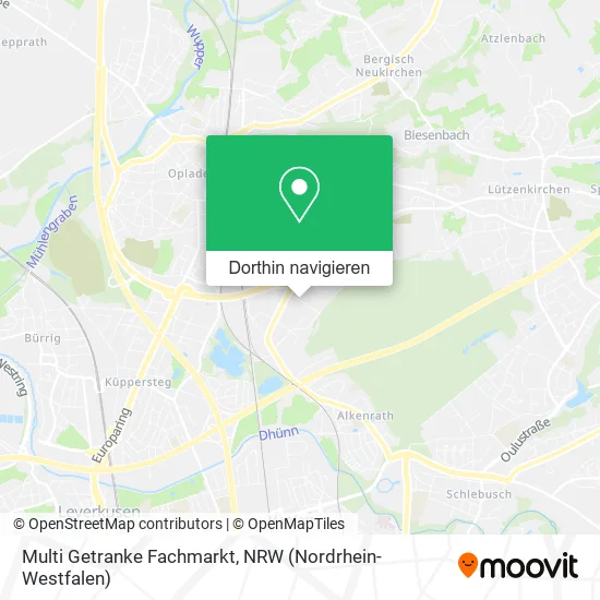 Multi Getranke Fachmarkt Karte