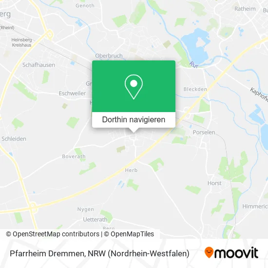 Pfarrheim Dremmen Karte