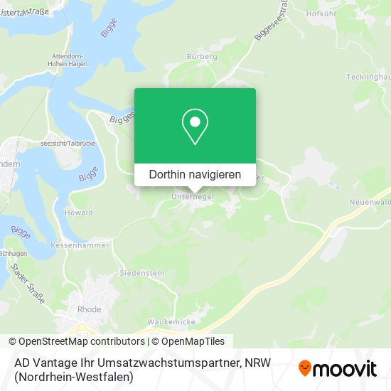 AD Vantage Ihr Umsatzwachstumspartner Karte