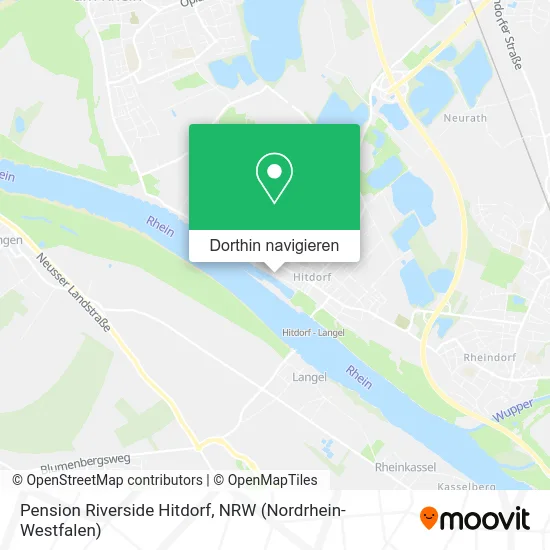 Pension Riverside Hitdorf Karte