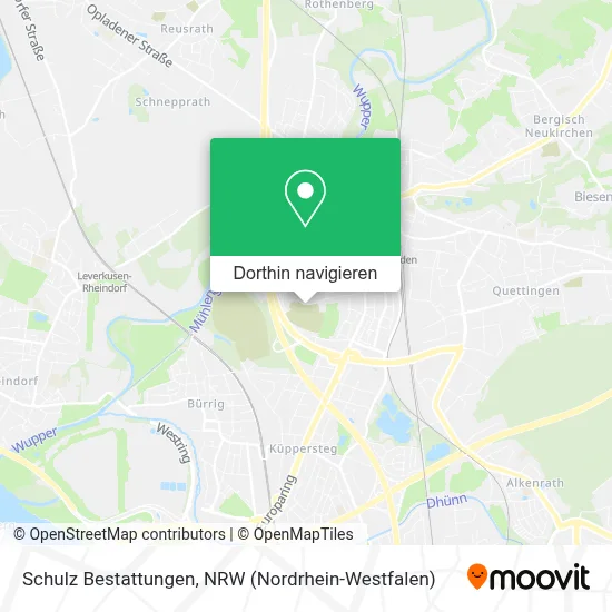 Schulz Bestattungen Karte