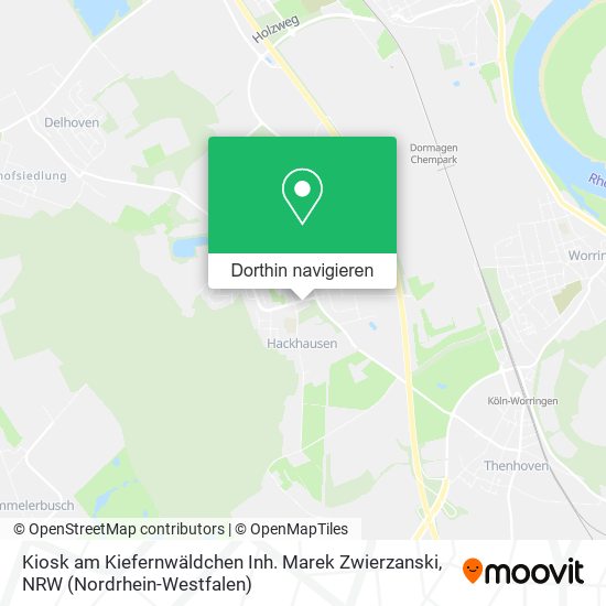 Kiosk am Kiefernwäldchen Inh. Marek Zwierzanski Karte