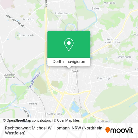 Rechtsanwalt Michael W. Homann Karte