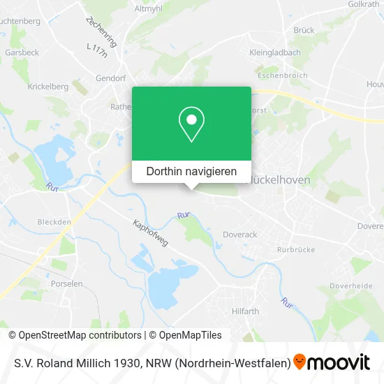 S.V. Roland Millich 1930 Karte