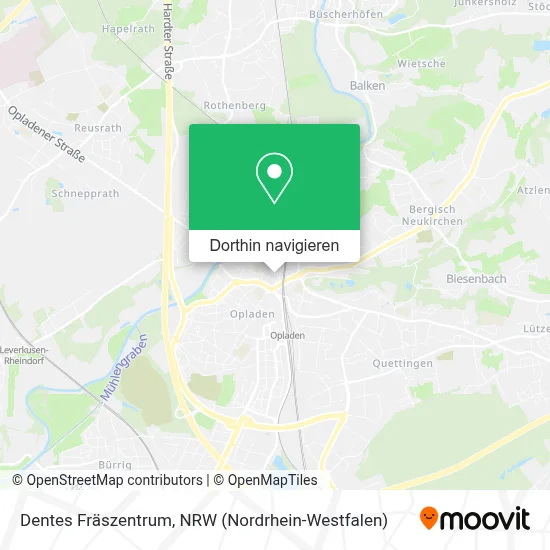 Dentes Fräszentrum Karte