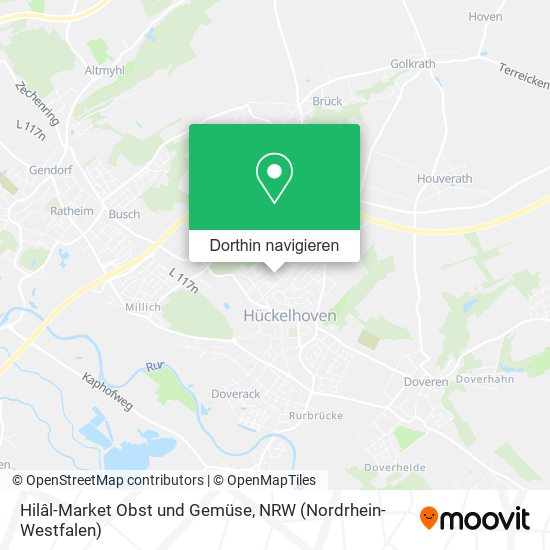 Hilâl-Market Obst und Gemüse Karte