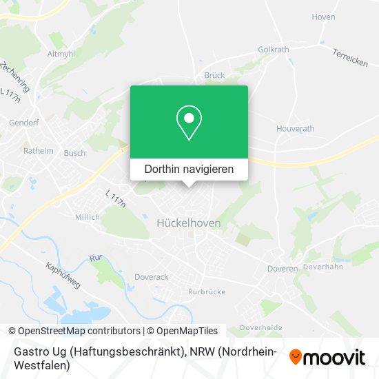 Gastro Ug (Haftungsbeschränkt) Karte