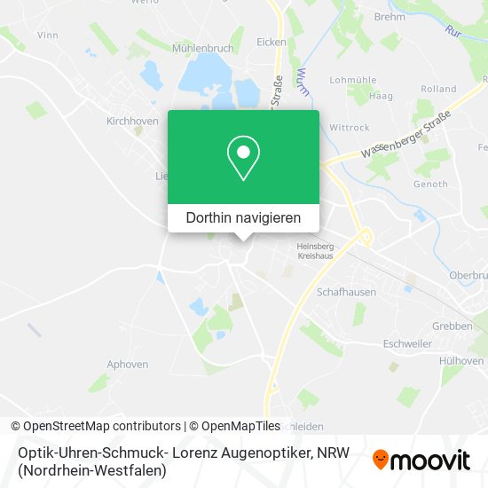 Optik-Uhren-Schmuck- Lorenz Augenoptiker Karte