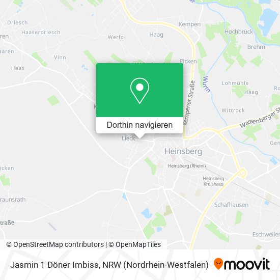Jasmin 1 Döner Imbiss Karte