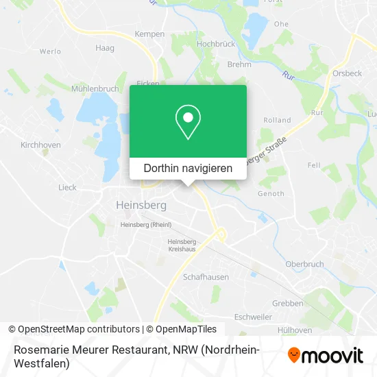 Rosemarie Meurer Restaurant Karte