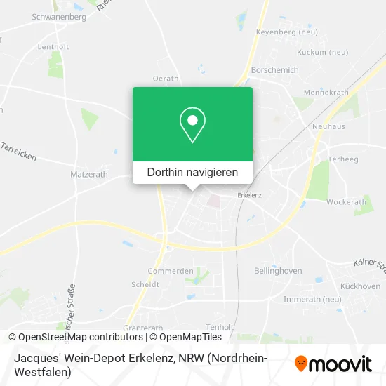 Jacques' Wein-Depot Erkelenz Karte